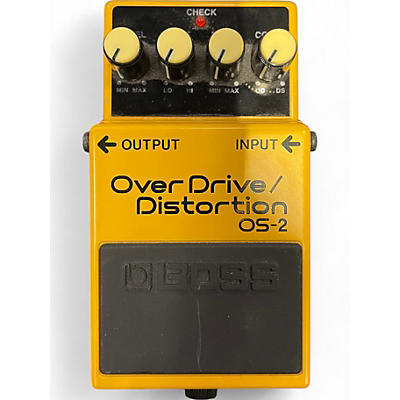 BOSS Used BOSS OS2 Overdrive Distortion Effect Pedal