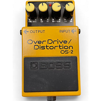 BOSS Used BOSS OS2 Overdrive Distortion Effect Pedal