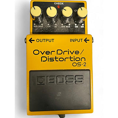 BOSS Used BOSS OS2 Overdrive Distortion Effect Pedal