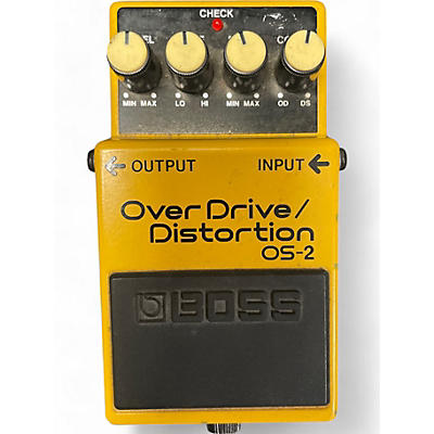 BOSS Used BOSS OS2 Overdrive Distortion Effect Pedal