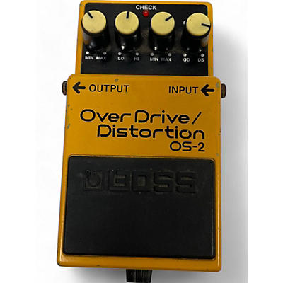 BOSS Used BOSS OS2 Overdrive Distortion Effect Pedal