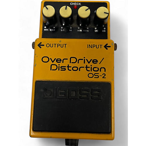 BOSS Used BOSS OS2 Overdrive Distortion Effect Pedal