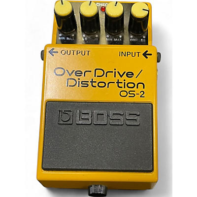 BOSS Used BOSS OS2 Overdrive Distortion Effect Pedal