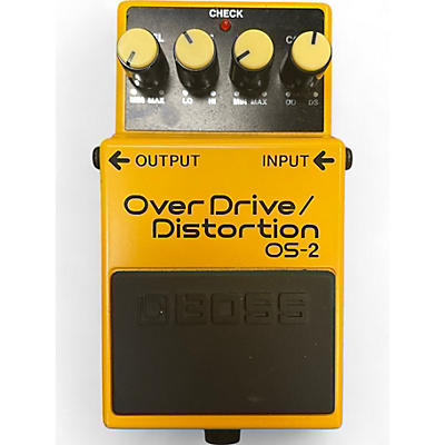 Used BOSS OS2 Overdrive Distortion Effect Pedal