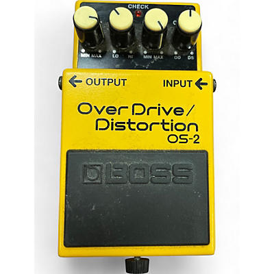 Used BOSS OS2 Overdrive Distortion Effect Pedal