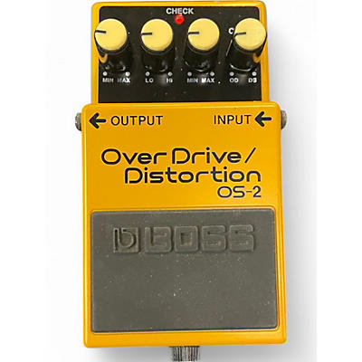 Used BOSS OS2 Overdrive Distortion Effect Pedal