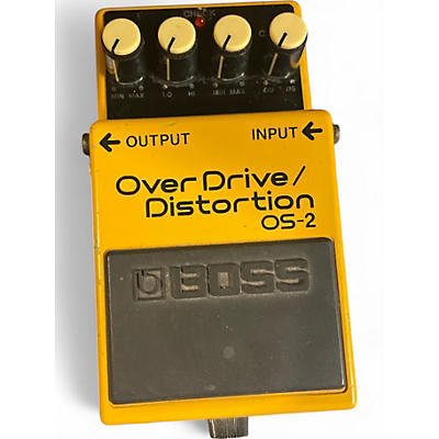 Used BOSS OS2 Overdrive Distortion Effect Pedal