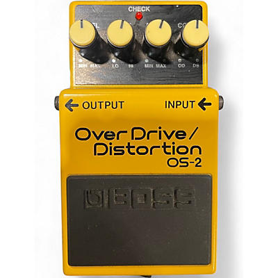 Used BOSS OS2 Overdrive Distortion Effect Pedal