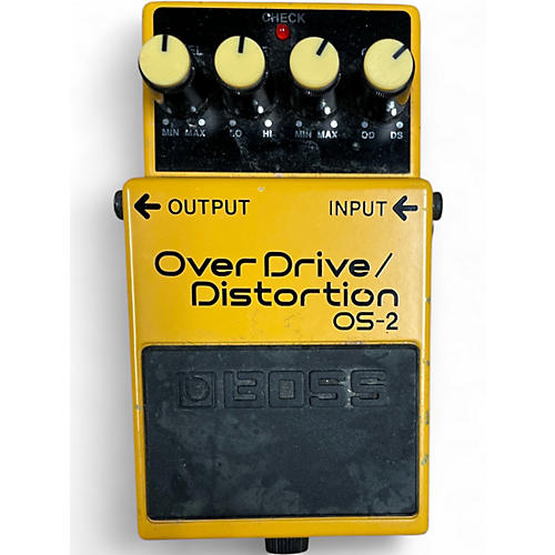 Used BOSS OS2 Overdrive Distortion Effect Pedal