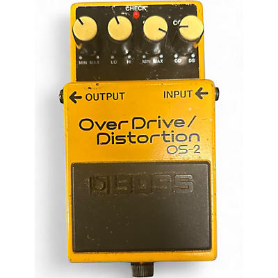 Used BOSS OS2 Overdrive Distortion Effect Pedal