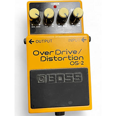 Used BOSS OS2 Overdrive Distortion Effect Pedal