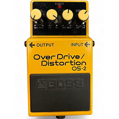 Used BOSS OS2 Overdrive Distortion Effect Pedal