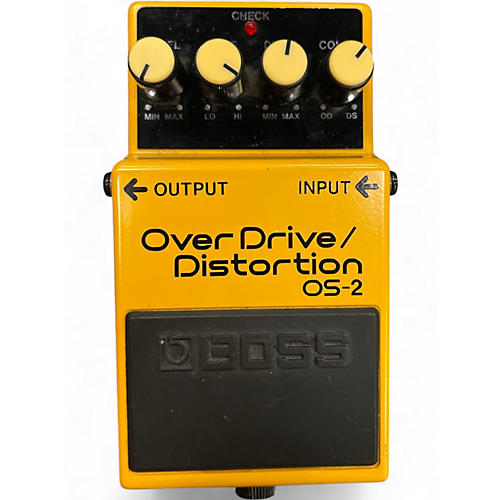 Used BOSS OS2 Overdrive Distortion Effect Pedal