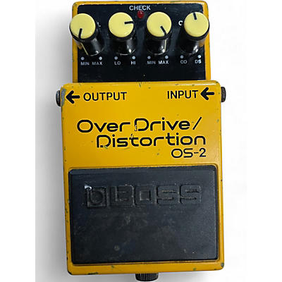 Used BOSS OS2 Overdrive Distortion Effect Pedal