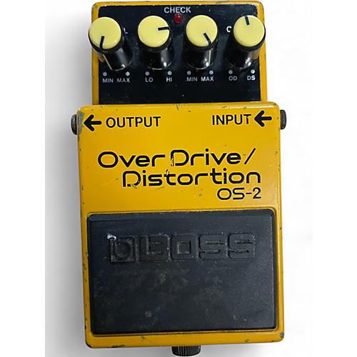 Used BOSS OS2 Overdrive Distortion Effect Pedal