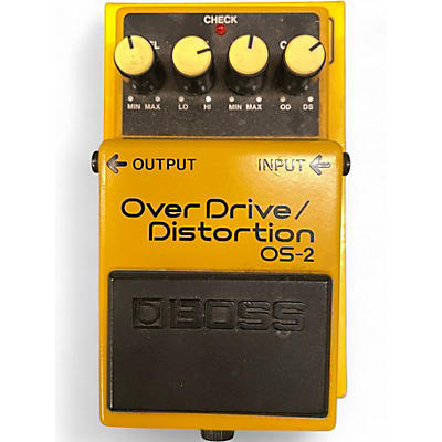 Used BOSS OS2 Overdrive Distortion Effect Pedal