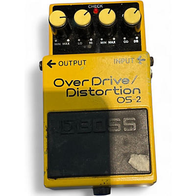 Used BOSS OS2 Overdrive Distortion Effect Pedal