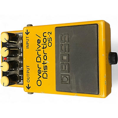 Used BOSS OS2 Overdrive Distortion Effect Pedal