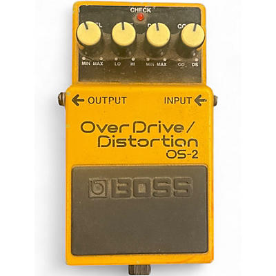 Used BOSS OS2 Overdrive Distortion Effect Pedal