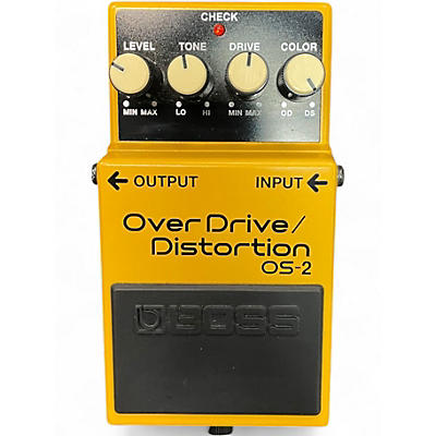 Used BOSS OS2 Overdrive Distortion Effect Pedal