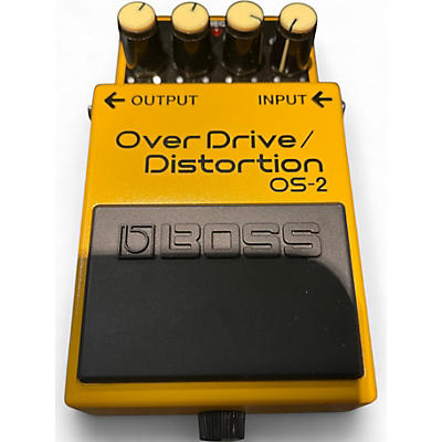 Used BOSS OS2 Overdrive Distortion Effect Pedal