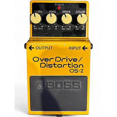 Used BOSS OS2 Overdrive Distortion Effect Pedal