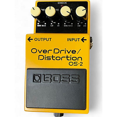 Used BOSS OS2 Overdrive Distortion Effect Pedal