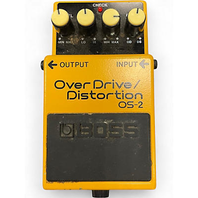 Used BOSS OS2 Overdrive Distortion Effect Pedal