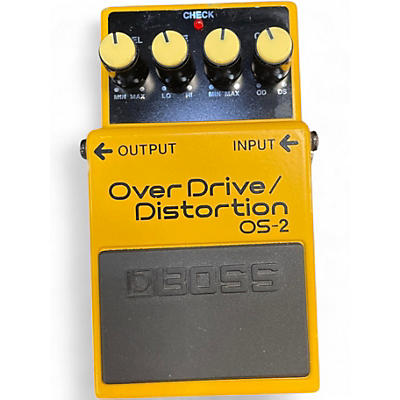 Used BOSS OS2 Overdrive Distortion Effect Pedal