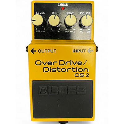 Used BOSS OS2 Overdrive Distortion Effect Pedal