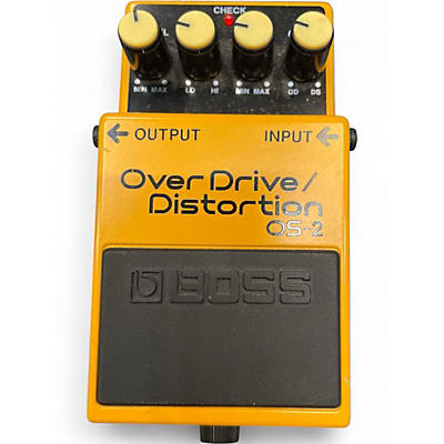 Used BOSS OS2 Overdrive Distortion Effect Pedal