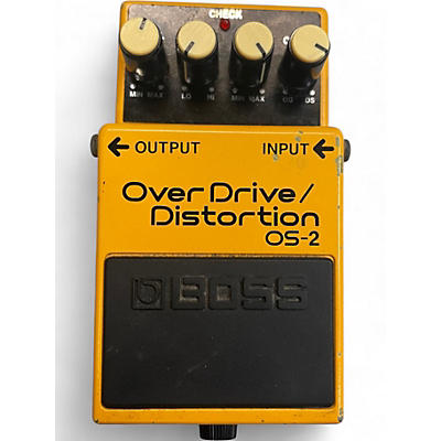 Used BOSS OS2 Overdrive Distortion Effect Pedal