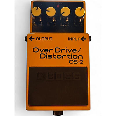 Used BOSS OS2 Overdrive Distortion Effect Pedal