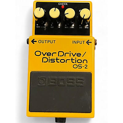 Used BOSS OS2 Overdrive Distortion Effect Pedal