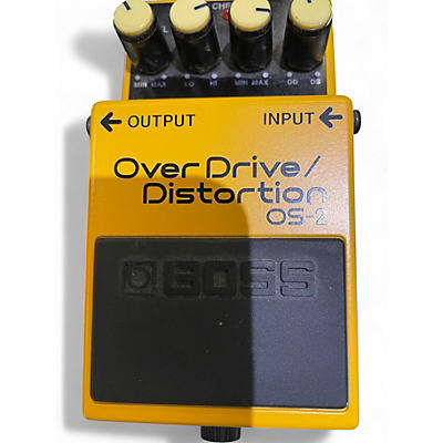 Used BOSS OS2 Overdrive Distortion Effect Pedal