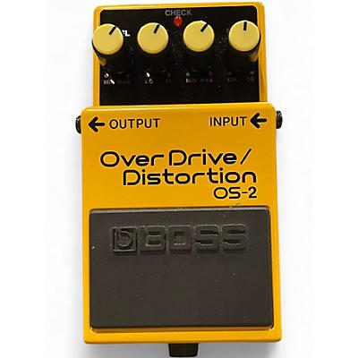 Used BOSS OS2 Overdrive Distortion Effect Pedal