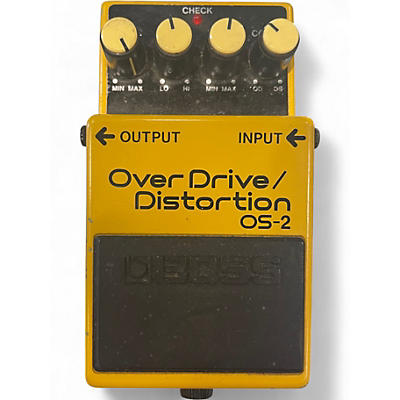 Used BOSS OS2 Overdrive Distortion Effect Pedal