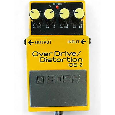 Used BOSS OS2 Overdrive Distortion Effect Pedal