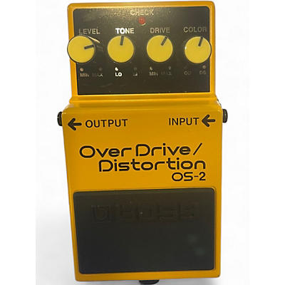 Used BOSS OS2 Overdrive Distortion Effect Pedal