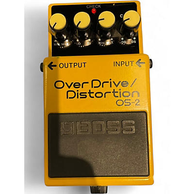 Used BOSS OS2 Overdrive Distortion Effect Pedal