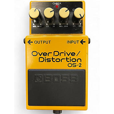 Used BOSS OS2 Overdrive Distortion Effect Pedal