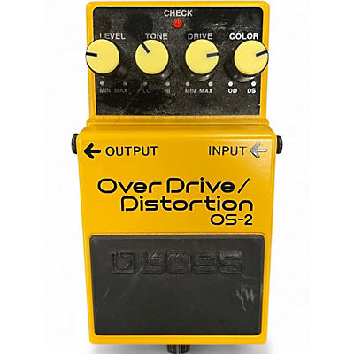 Used BOSS OS2 Overdrive Distortion Effect Pedal