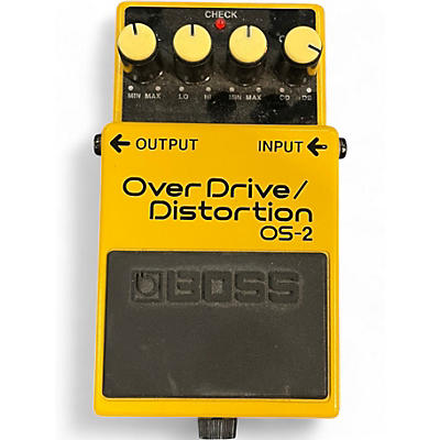 Used BOSS OS2 Overdrive Distortion Effect Pedal