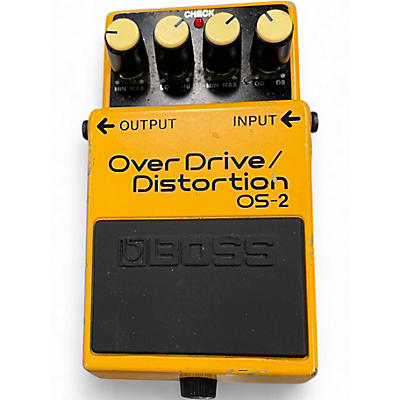 Used BOSS OS2 Overdrive Distortion Effect Pedal