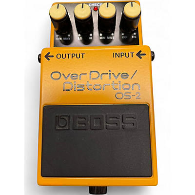 Used BOSS OS2 Overdrive Distortion Effect Pedal