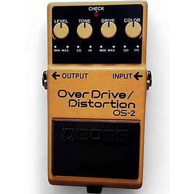 Used BOSS OS2 Overdrive Distortion Effect Pedal