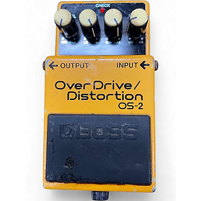 Used BOSS OS2 Overdrive Distortion Effect Pedal