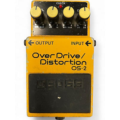 Used BOSS OS2 Overdrive Distortion Effect Pedal