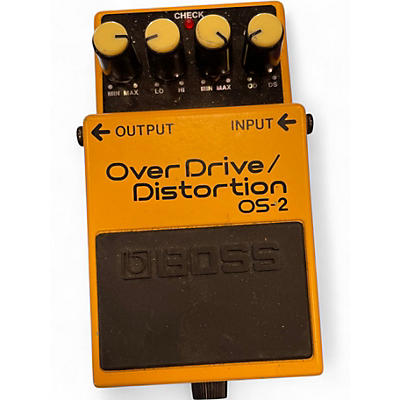 Used BOSS OS2 Overdrive Distortion Effect Pedal