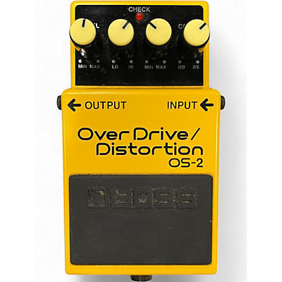 Used BOSS OS2 Overdrive Distortion Effect Pedal
